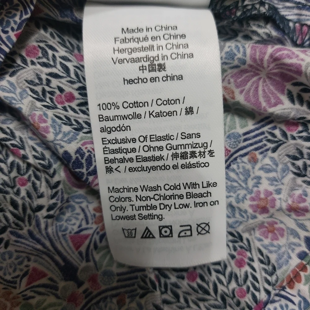 J. Crew Floral Puff Sleeve Blouse